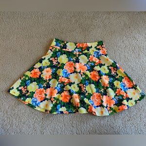 Floral Mini Skirt